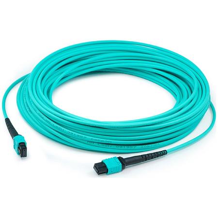 ADD-ON This Is A 40M Mpo (Female) To Mpo (Female) 12-Strand Aqua Crossover ADD-MPOMPO-40M5OM4